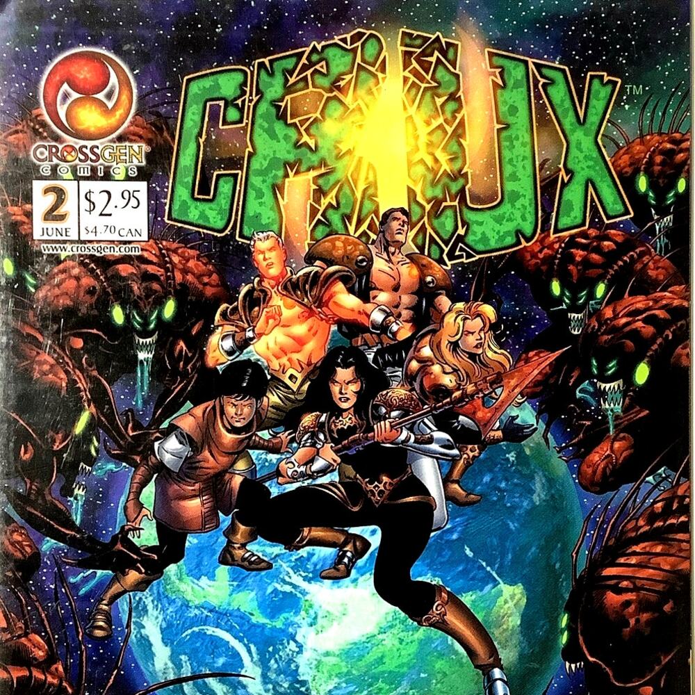 Crossgen Comics, Crux #2, June 2001, NM 9.4 by Waid, Epting, Magyar & D'Armata